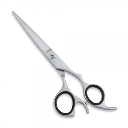 Hair Cutting Scissors with Sculpted Handles & Black Rings